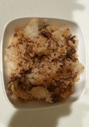 簡単　　肉入りご飯-レシピのメイン写真