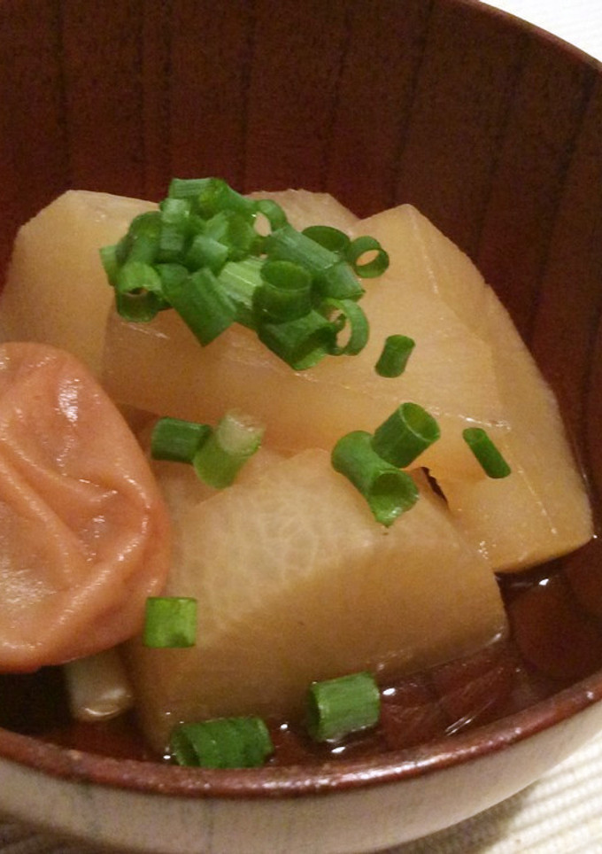 【煮汁リメイク】大根の煮物～梅風味-レシピのメイン写真
