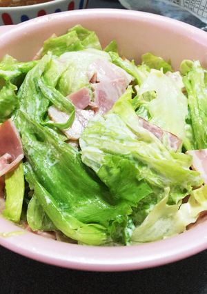 レタスとベーコンのサラダ-レシピのメイン写真