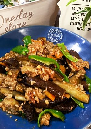 丸美屋♡男子喜ぶジューシー麻婆茄子-レシピのメイン写真
