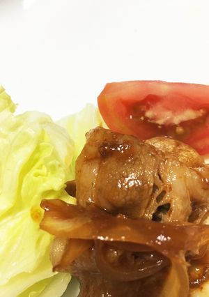 豚こまで中華風ポークチャップ-レシピのメイン写真