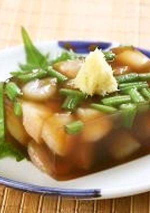 エビといんげんの寒天寄せ-レシピのメイン写真