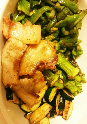 豚バラ肉と夏野菜の夏バテさよならグリル-レシピのメイン写真