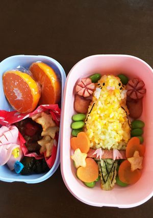 キャラ弁 インコ♪-レシピのメイン写真