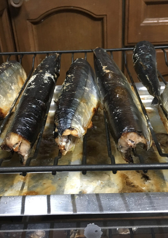 さんま グリルで6尾 一気に塩焼き-レシピのメイン写真