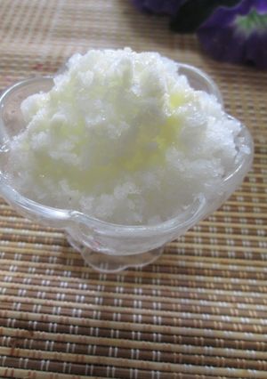 はちみつで♡雪花氷（台湾風かき氷）-レシピのメイン写真