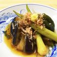 茄子とオクラとピーマンの煮浸し