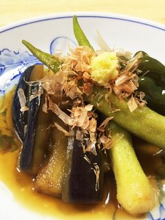 茄子とオクラとピーマンの煮浸し-レシピのメイン写真