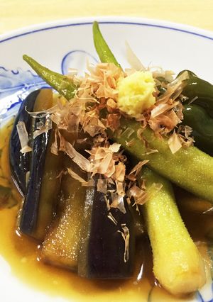 茄子とオクラとピーマンの煮浸し-レシピのメイン写真