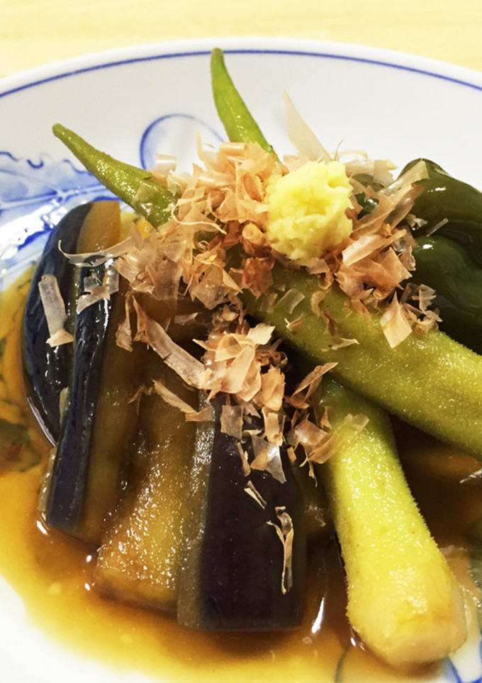 茄子とオクラとピーマンの煮浸し-レシピのメイン写真