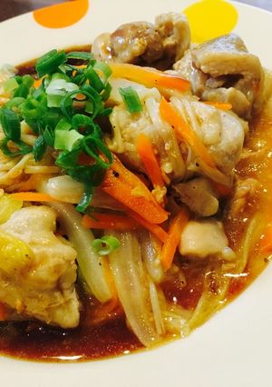 鶏モモ肉と白菜のうま煮-レシピのメイン写真