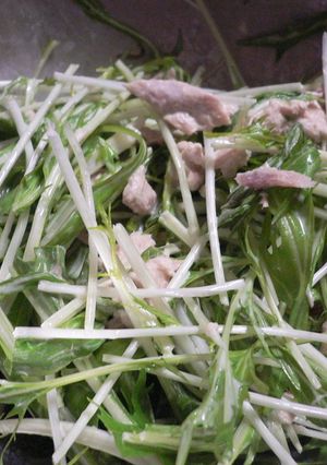 水菜とツナのマヨサラダ-レシピのメイン写真