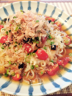 さっぱり♪夏野菜ぶっかけうどん-レシピのメイン写真
