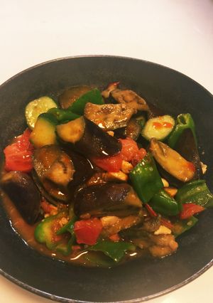 鶏肉と夏野菜のピリ辛炒め-レシピのメイン写真
