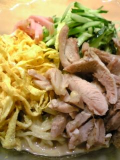 ❤バンバンジー風冷やし中華~鶏の出汁で❤-レシピのメイン写真