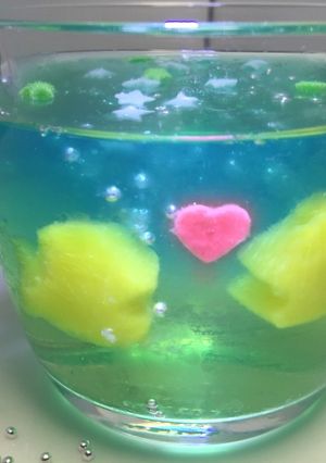 簡単♪海色グラデーションゼリー-レシピのメイン写真