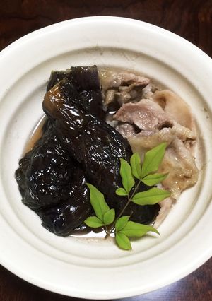茄子と豚肉の煮物-レシピのメイン写真