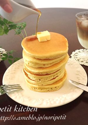 ひと手間deふわふわ♡パンケーキ♡-レシピのメイン写真