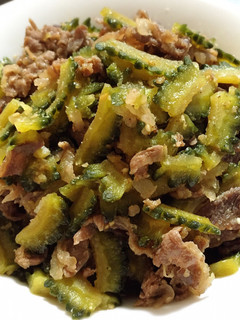 ゴーヤと牛肉のしぐれ煮♪白ごま風味-レシピのメイン写真