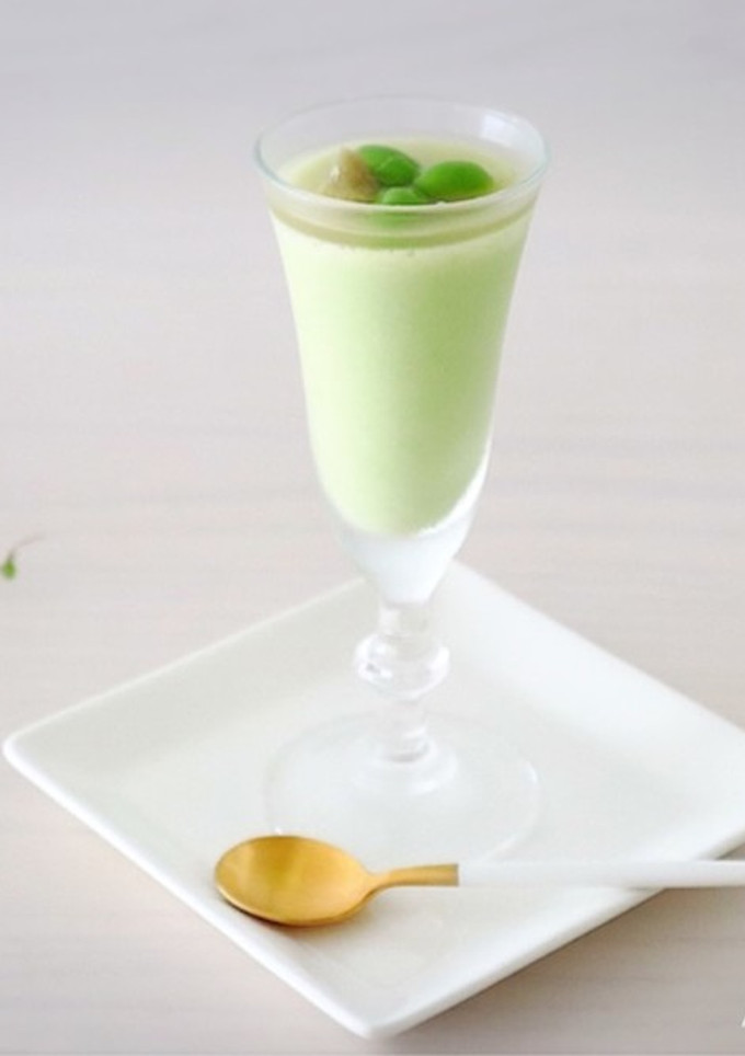 材料3つ♡火を使わず簡単♡枝豆豆腐-レシピのメイン写真