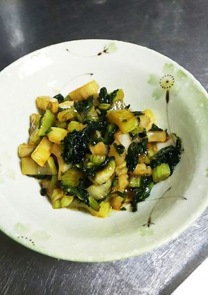 セロリのオイマヨ炒め-レシピのメイン写真