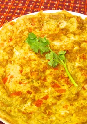 簡単☆インド風オムレツ☆卵焼き☆クミン-レシピのメイン写真