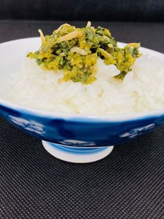 レンジで簡単! 小松菜としらすのふりかけ-レシピのメイン写真