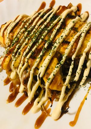 野菜パック活用のお好み焼き●豚玉もやし焼き-レシピのメイン写真