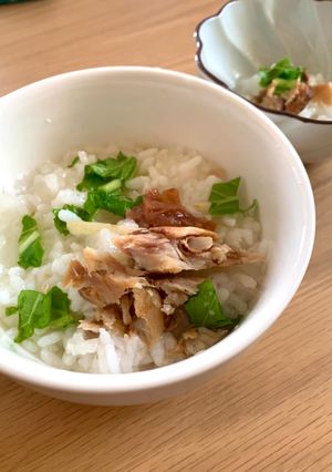 大根とかぶのお粥♪ トッピングで味調整！-レシピのメイン写真