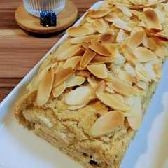 รูปของ 【ベジタリアン】もっちりおから米粉ケーキ