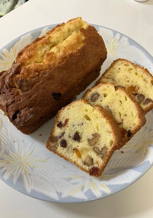胡桃とドライフルーツのパウンドケーキFP-レシピのメイン写真
