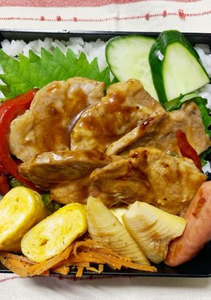 9/11ﾖｯﾁｬﾝ☆トンテキ弁当-レシピのメイン写真