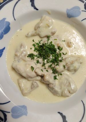 シュクメルリ（鶏のにんにくミルク煮）-レシピのメイン写真