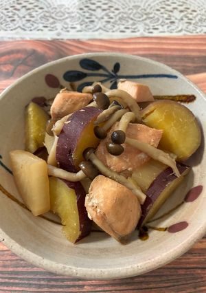 鮭とさつまいものほっこり煮物✨-レシピのメイン写真