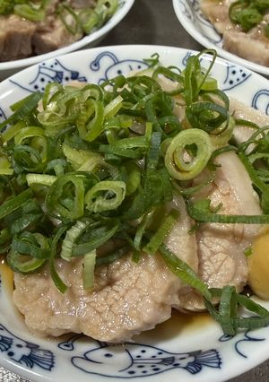 圧力鍋♪ついでに煮豚！切って、盛って、皿で調味🥢-レシピのメイン写真