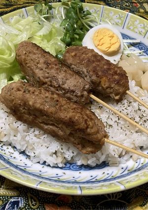 ガルバンゾ（ひよこ豆）のシシケバブ-レシピのメイン写真