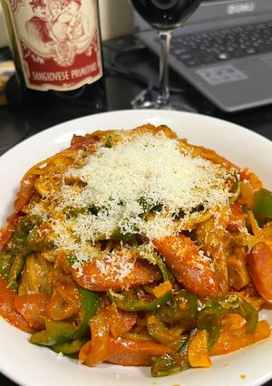 大人のナポリタン-レシピのメイン写真