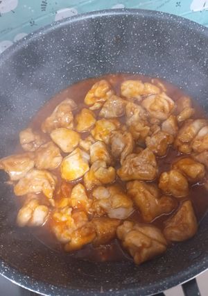 ヤンニョムチキンソース＆揚げない鶏もも-レシピのメイン写真