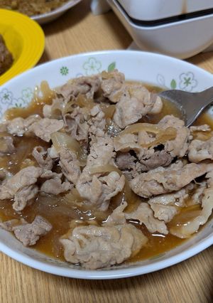 吉野家完全再現！牛皿風の豚皿(豚丼の具)-レシピのメイン写真
