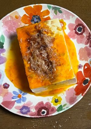 釜玉豆腐＋レモン鰹節-レシピのメイン写真