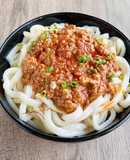 洗い物なし！冷凍うどんで汁なし担々麺