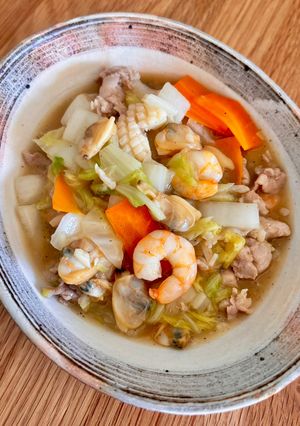 シーフードミックスで☆白菜の塩あんかけ-レシピのメイン写真