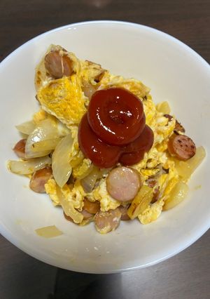 にんにく薫る‼️スクランブルエッグのガリバタ風味-レシピのメイン写真