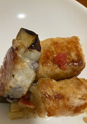 ボリューム満点！厚揚げの肉巻き　-レシピのメイン写真