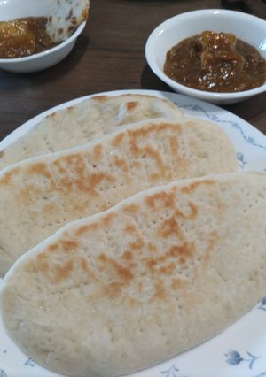 レンジ発酵時短ナン-レシピのメイン写真