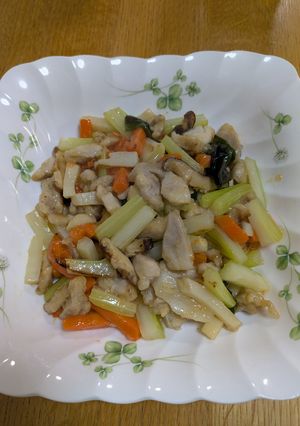 鶏肉と五色野菜の炒めもの-レシピのメイン写真