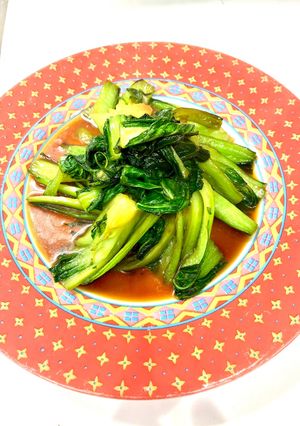 シンプルなのに美味‼️青梗菜のオイスターソース炒め-レシピのメイン写真