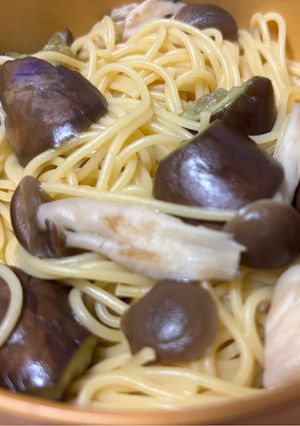 なすとしめじの和風パスタ-レシピのメイン写真