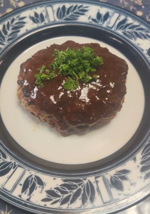 ドイツ風本格ハンバーグ🇩🇪-レシピのメイン写真