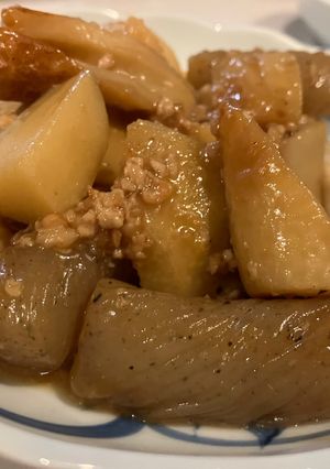 里芋と鶏むねミンチの煮物-レシピのメイン写真